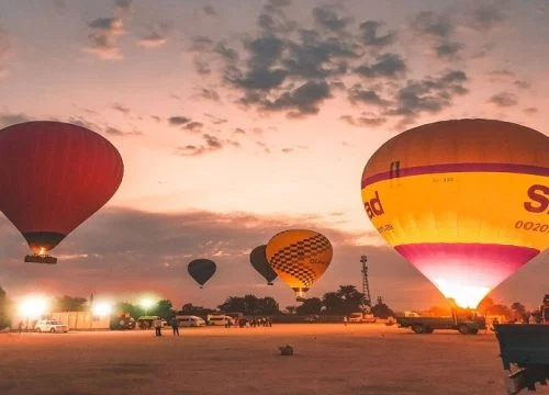 Heißluftballonfahren in Ägypten