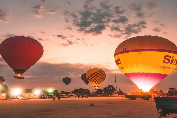 Heißluftballonfahren in Ägypten